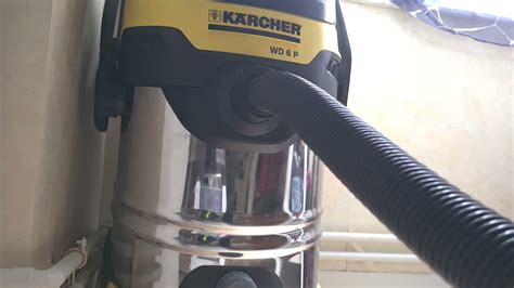 K Rcher Wd P Vacuuming Up Black Hose Youtube