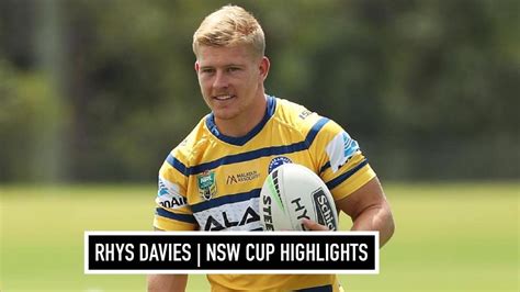 Rhys Davies Nsw Cup Highlights Youtube