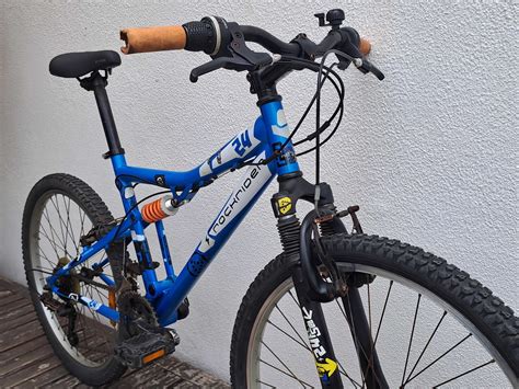 Rockrider roda 24 suspensão total bicicleta criança Carcavelos E