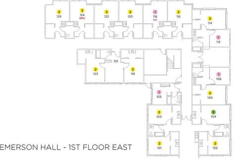 Emerson Hall Floor Plans - Residence Life