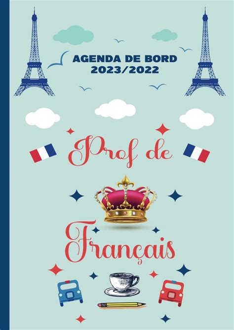 Amazon Agenda De Bord Professeur De Fran Ais Carnet De