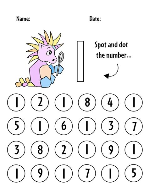 Number Recognition worksheets: Fun and Engaging Activities for Learning ...