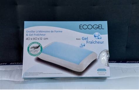 EcoGel Oreiller à Mémoire de Forme et Gel Fraîcheur Etsy France