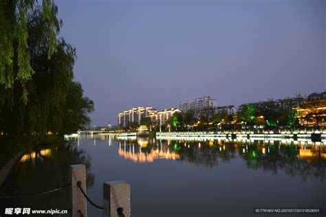 淮安里运河文化长廊夜景摄影图国内旅游旅游摄影摄影图库昵图网