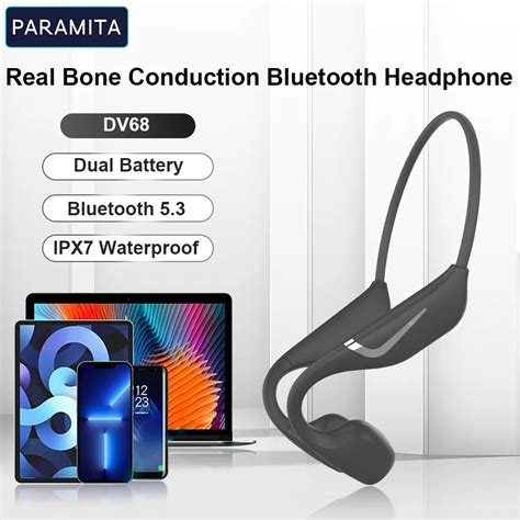 Paramita Real Bone Conduction Wireless Bluetooth Headset With Mic