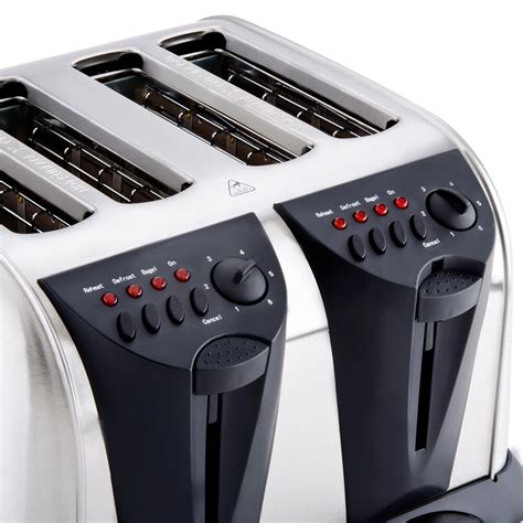 West Bend 4 Slice Stainless Steel Commercial Pop Up Toaster