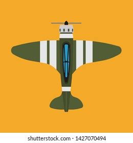 Plane Top View Vector Aircraft Transportation Stock Vector (Royalty ...