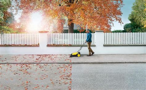 Amazon Kärcher S 4 Twin Walk Behind Outdoor Hand Push Sweeper