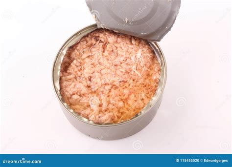 Tuna Tin stock photo. Image of chunk, container, nutrition - 115455020