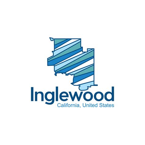 Map Of Inglewood California City Geometric Modern Logo 24318791 Vector ...