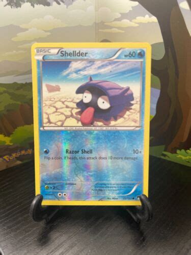 Shellder 22 122 Breakpoint Common Reverse Holo Pokemon Card TCG