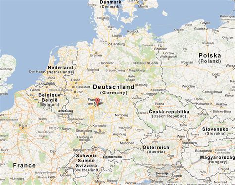 Hanau Map - Germany