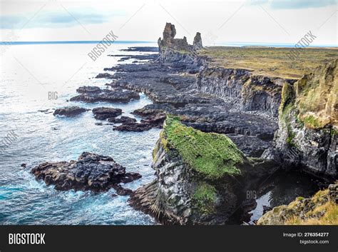 Cliffs Ocean Iceland Image And Photo Free Trial Bigstock