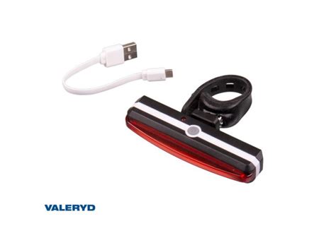 VALERYD stražnje LED svjetlo za bicikl crveno usb punjivo 9012301