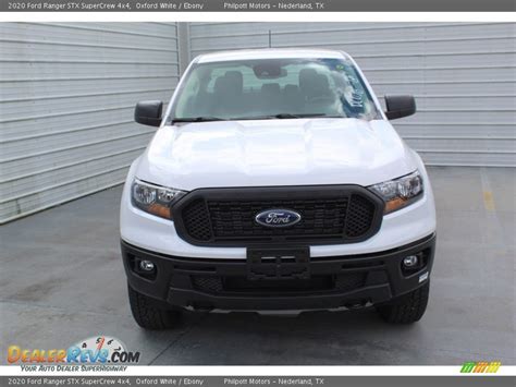 2020 Ford Ranger Stx Supercrew 4x4 Oxford White Ebony Photo 3