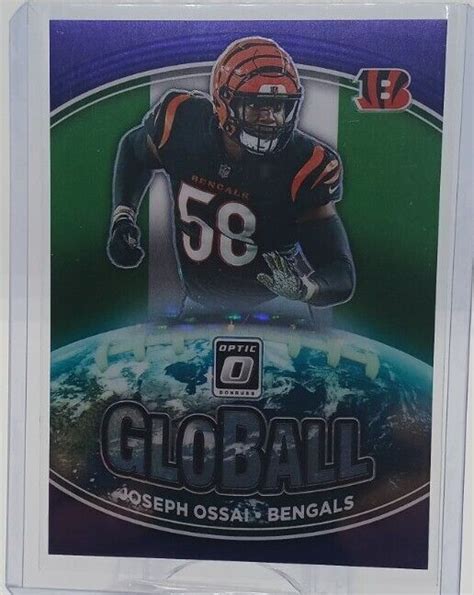 Panini Optic Joseph Ossai Globall Gb Purple Cincinnati