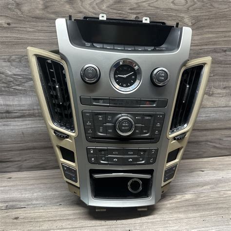 Cadillac Cts Climate Control Xm Radio Cd No Navigation Dash Bezel Oem