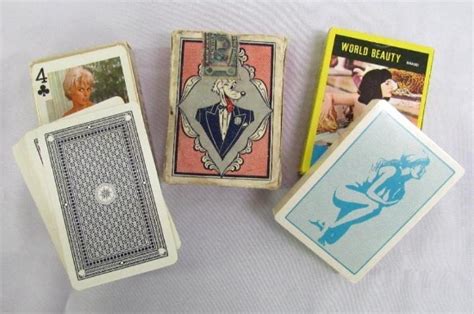 Lot 3 Vintage Nude Pin Up Girl Playing Card Decks Online Auctions
