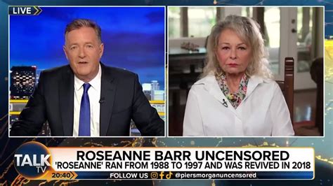 Piers Morgan and Roseanne Barr GREAT interview! - One News Page VIDEO