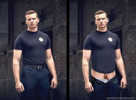 Boymaster Fake Nudes: Oliver Stark, 911 cock show.
