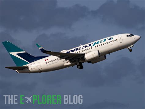 C GYWJ WestJet Boeing 737 700 By Zachary Metsch AeroXplorer Photo