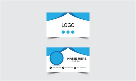 Modern Business Card Design Template 37192110 Vector Art At Vecteezy