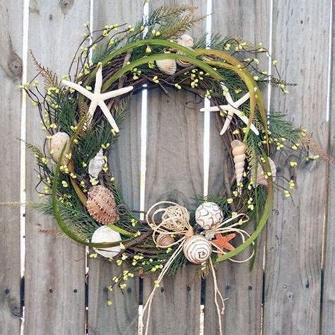 Coastal Diy Seashell Christmas Wreath Coastal Home Blog Tropical