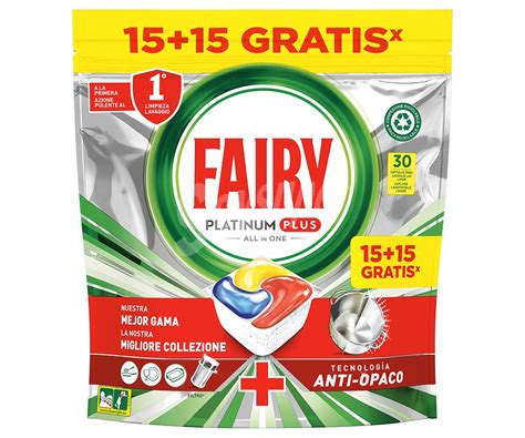 Fairy Platinum Detergente Para Lavavajillas Lim N Uds G