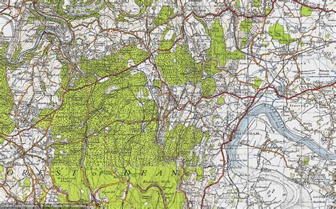 Historic Ordnance Survey Map of Cinderford, 1946