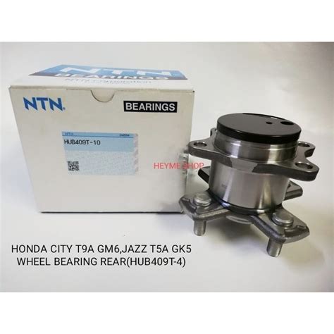 Honda City T9a Gm6 Gm7 Jazz Gk5 Rear Wheel Bearing Japan Ntn Hub 409t