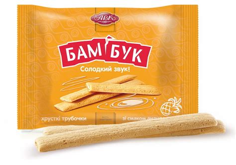 Купить Печенье Бам-Бук - сладкий звук! со вкусом ананаса 130 гр - ПАПИРУС