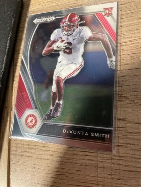 Devonta Smithalabama Eagles Panini Prizm Draft Picks Football Card