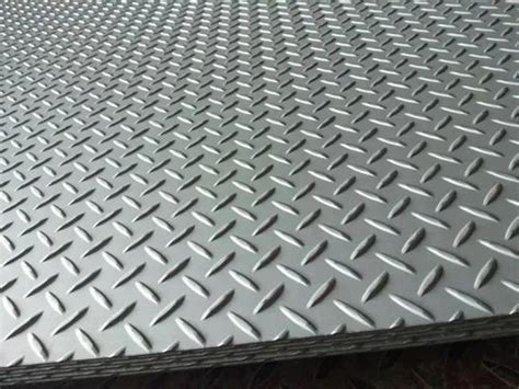 Coated Mm Stainless Steel Chequered Plates Material Grade Ss At