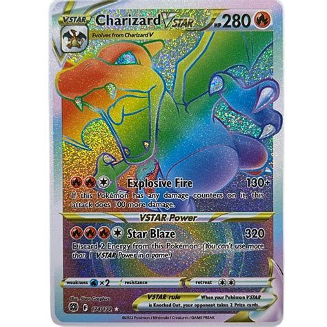 charizard rainbow vstar  drag candy