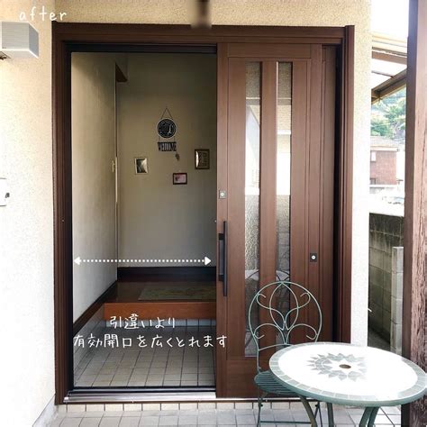 広い有効開口!ドアリモ2枚連動袖付引込み戸 | 有限会社太陽商会 窓・ドア専科 (香川県坂出市) - 窓玄関リフォーム・外構・屋根工事