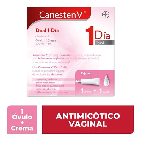 Canesten V Dual Vulo Mg Crema G Walmart