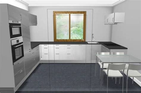 An Image Of A Modern Kitchen Setting In D