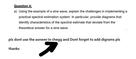 Solved Question 4 A Using The Example Of A Sine Wave