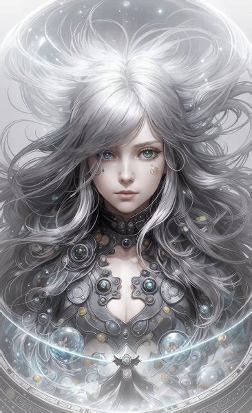 Silver Witch Digital Art Egor Turovec Jose Art Gallery