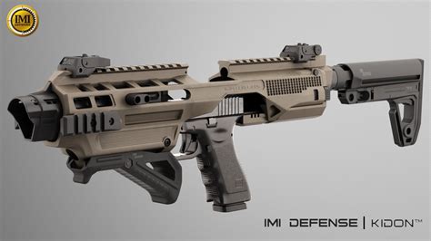 IMI Defense KIDON Innovative Pistol to Carbine Platform for Canik TP9 ...