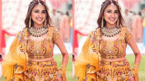 Parineeti Chopra Chopra Adorable First Look From Her Wedding With