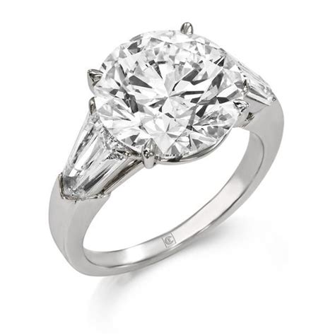 6.15ct Round Brilliant Cut Diamond Ring