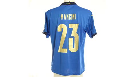 Mancini S Match Shirt Italy Switzerland 2021 CharityStars