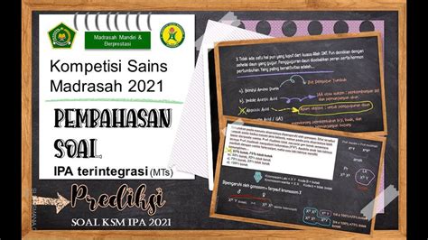 Pembahasan Soal KSM IPA Terintegrasi 2021 Part1 YouTube