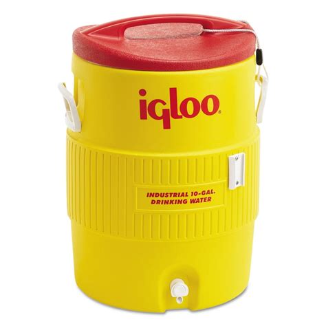 igloo industrial water cooler  gal yellowred igl walmart