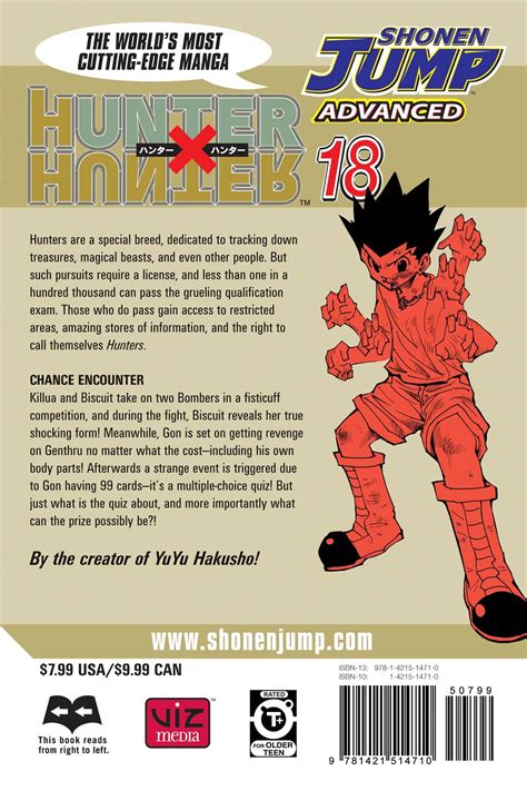 Hunter X Hunter Vol 18 Book By Yoshihiro Togashi Pancha Diaz