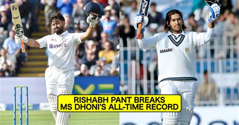 Eng Vs Ind Rishabh Pant Breaks Ms Dhonis Record After Scoring 89 Ball Century Vs England In