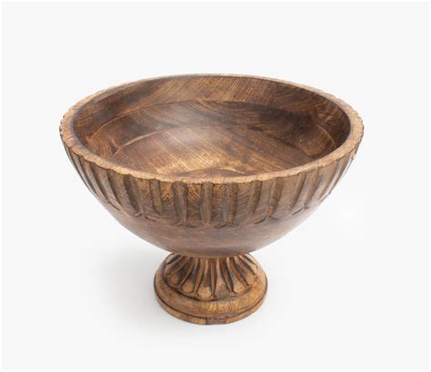 Buy Royal Pedestal Fruit Bowl Wooden Online In India At Best Price