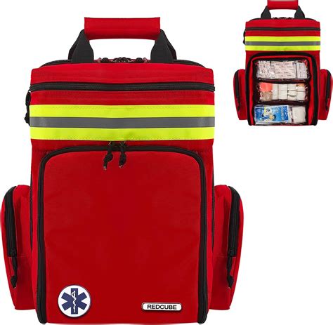 REDCUBE Mochila de Primeros Auxilios Mochila Médica de Emergencia