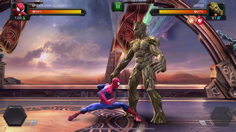 Spider Man Vs Groot Giant Fight Marvel Contest Of Champions Level 3 Mcoc Best Game In